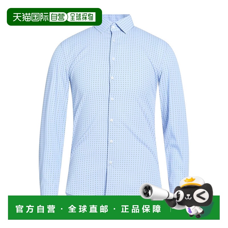 1h可退 香港直邮潮奢 Calvin Klein 卡尔文 克莱恩 男士 花纹衬衫