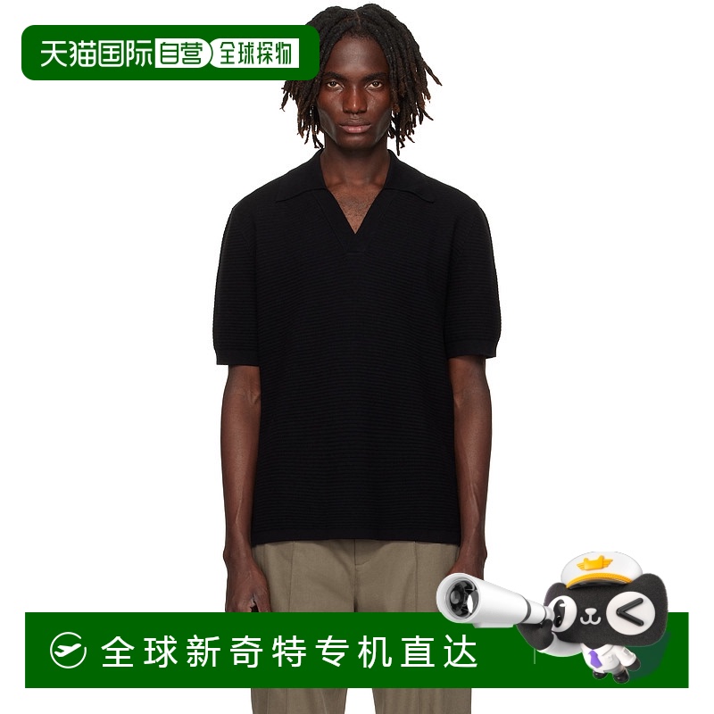 1h可退 香港直邮A.P.C. 男士 黑色 Livio Polo 衫 COGDKH23413