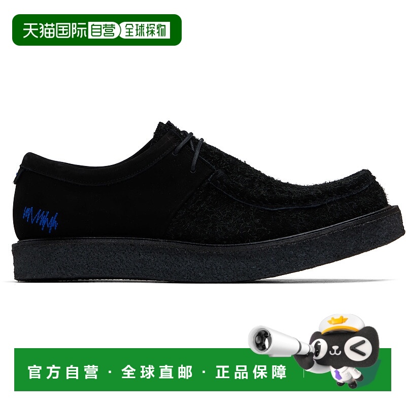 香港直邮潮奢 ADER Error 男士 黑色德比鞋 BMADFWSS0101BK