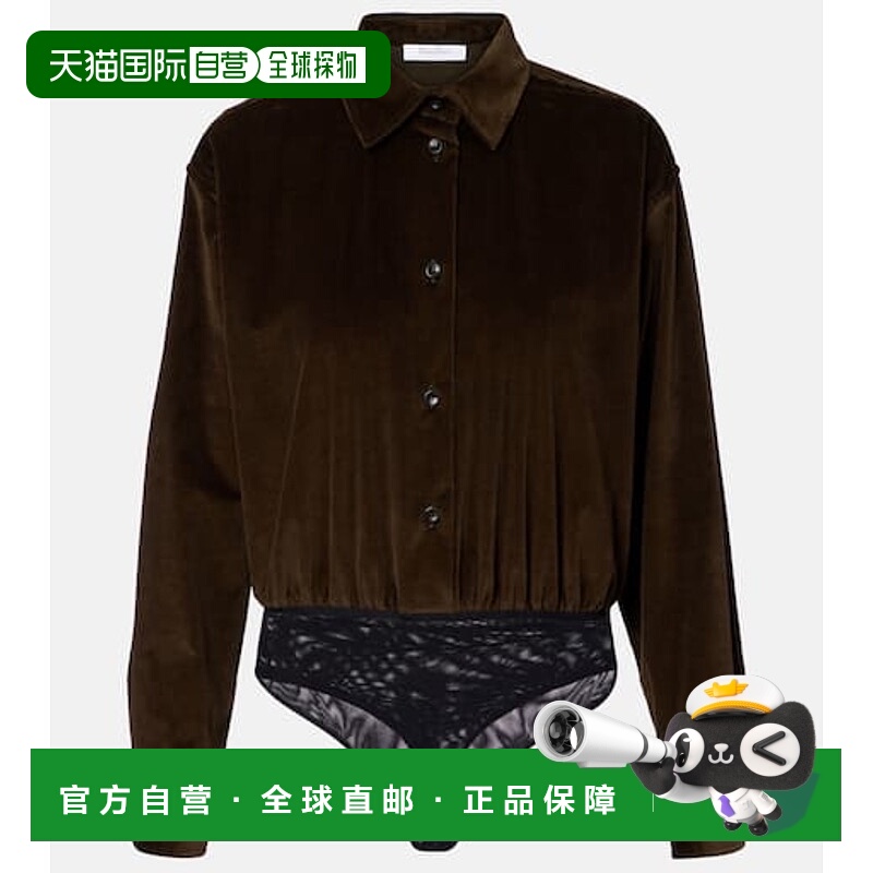 香港直邮MaxMara 麦斯玛拉 女士 Fertile 棉质灯芯绒连体衣连体裤