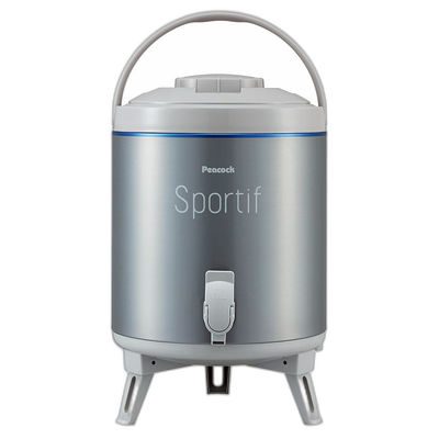 【日本直邮】The peacock孔雀 keep 广口水罐 银色 8.1L INC-80SL