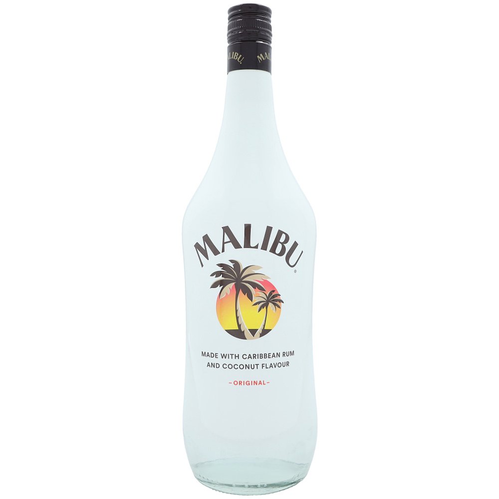 欧洲直邮Malibu马利宝西班牙朗姆酒21%1000ml口感芬芳绵密浓郁