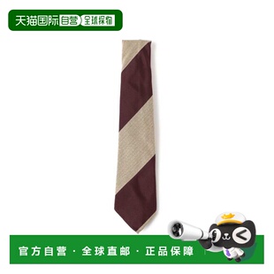 日本直邮ATTO 混纺条纹领带 VANNUCCI 七折工艺 24440 男士 1h可退