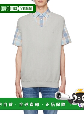 1h可退 香港直邮Rag & Bone V领针织马甲 MBS22P012LL12GREY