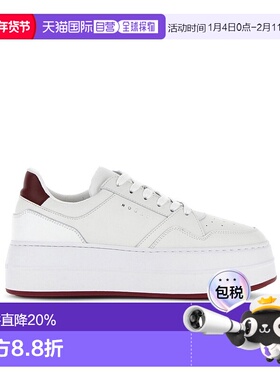 香港直邮Hogan Skyscraper 红色鞋厚底松糕鞋 HXW6700FK80SUO