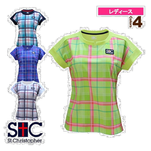 日本直邮St. Christopher 网球羽毛球服女 衬衫 女 STC-BCW2311