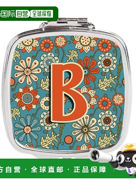 自营 Carolines Treasures CJ2012-BSCM 字母 B 花复古蓝色正品