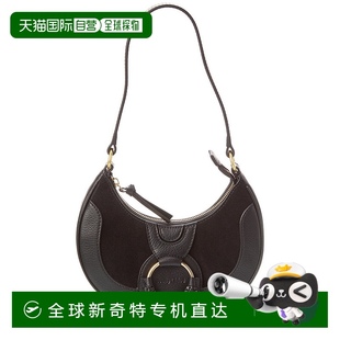 包 Chloe Hana 自营See 黑色 Hobo 半月形皮革 美国奥莱