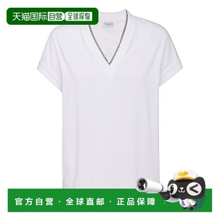 女士T恤 1h可退 香港直郵BRUNELLO CUCINELLI AW2 M0T18BD222C159