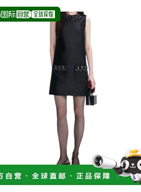 1h可退 香港直邮Self-Portrait 缀饰迷你连衣裙 AW25061S