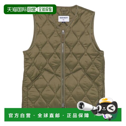 香港直邮SEBAGO 男士夹克 72122GWPLYMOUTHX7Q CO 棕色 V领马甲