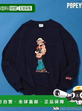 1h可退 日本直邮niko and... 男装 POPEYE™角色印花卫衣 宽松半拉