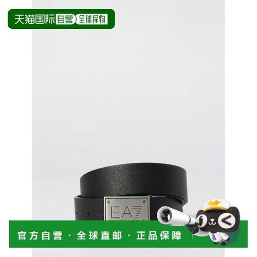 香港直邮EA7 男士腰带 7X000091AF14319MC165 AW2025 黑色 Pelle