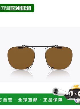 自营 Oliver Peoples男式50mm黑色夹式镜架-哑光黑色 美国奥莱直