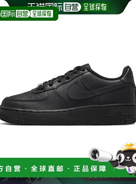 日本直邮Nike Air Force 1 Low 防滑减震 低帮 板鞋 GS 黑色耐克