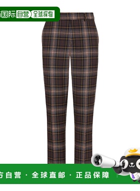 香港直邮Fendi Tartan烟管长裤 FB0962ATEE休闲显瘦外穿舒适百搭
