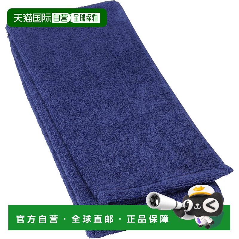 【日本直邮】西川 智能浴巾 34×120cm 棉 海军蓝
