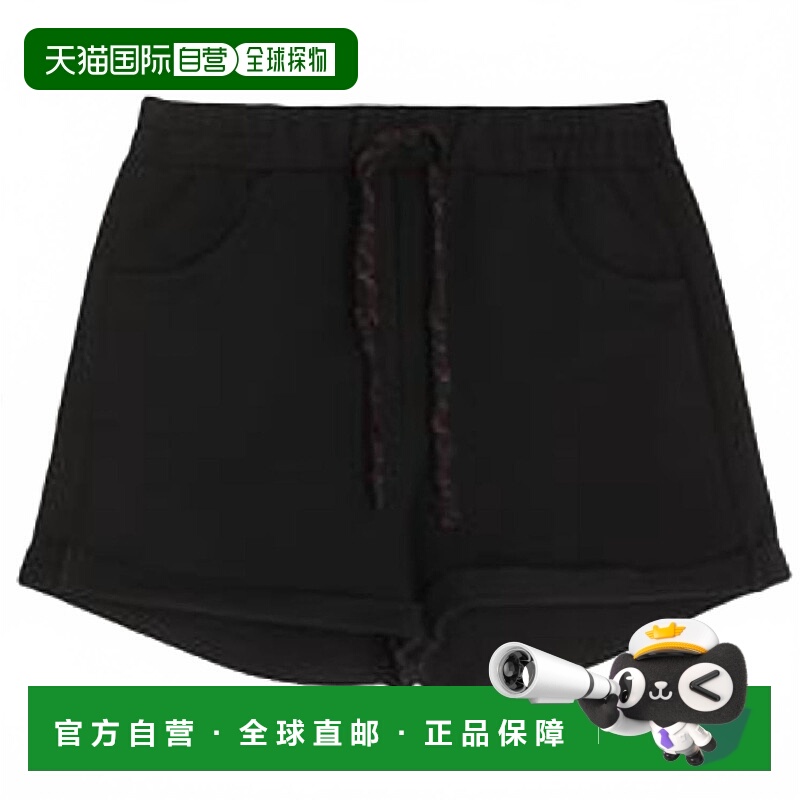 自营alpha studioWomen's High Waist Shorts In Black - black