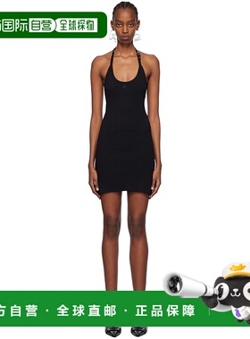 1h可退 香港直邮潮奢 Courreges 女士 黑色 Holistic Buckle 90's