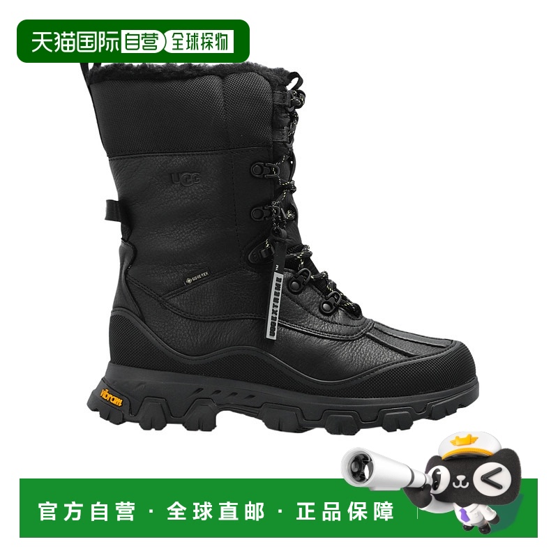1h可退 香港直邮UGG 女士高跟鞋 1169030BLK AW2024 黑色 系带短