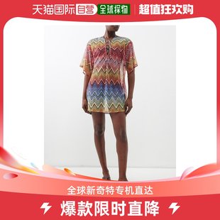 女士之字纹洞洞针织土耳其式 香港直邮潮奢 米索尼 MISSONI 长衫