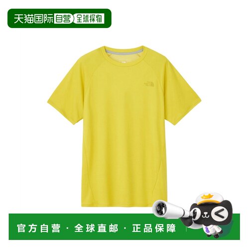 日本直邮北面THE NORTH FACE Crisp Action 徽标插肩短袖T恤 男款
