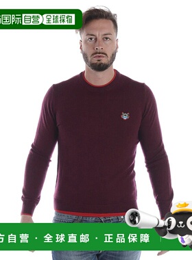 香港直邮KENZO 男士针织衫 3AB5PU202BORDEAUX23 CO 紫色 Kenzo S