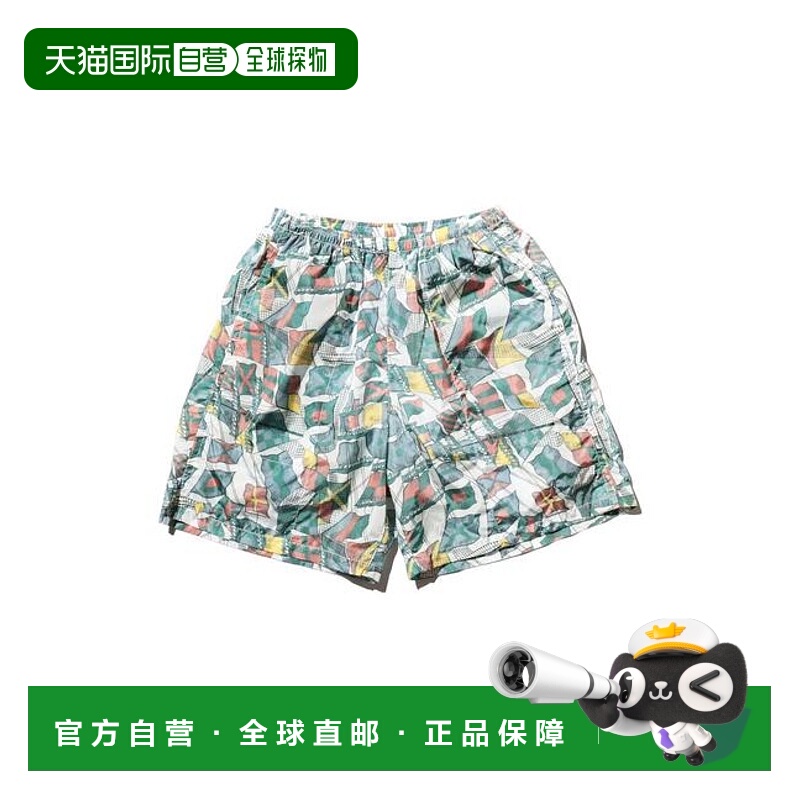 1h可退 日本直邮BEAMS PLUS 尼龙印花甲板短裤