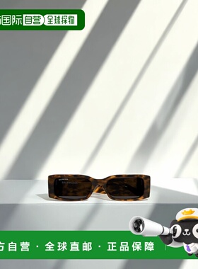 香港直邮BALENCIAGA 女士眼镜 BB0260S007 SS2024 黑色 几何框太