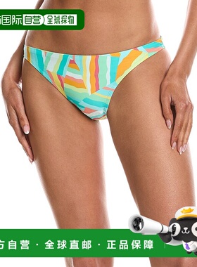 自营 Helen Jon Resort 低腰比基尼泳裤 - 绿色 美国奥莱直发性感