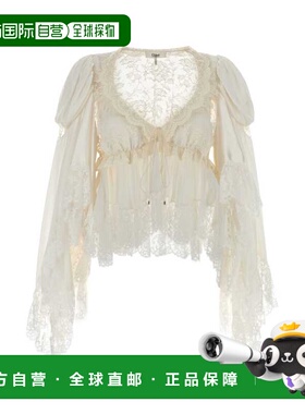 香港直邮CHLOÉ 女士T恤 CH25WHT87008107 SS2026 白色 White sati