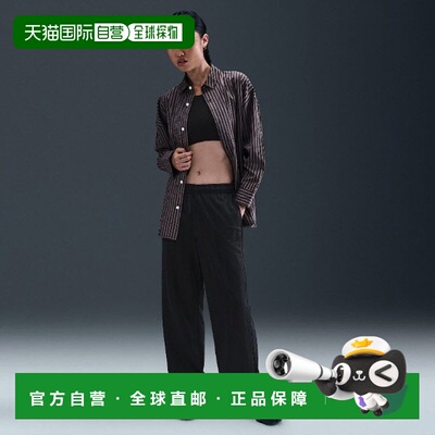 韩国直邮NIKE M Nike Pants JQK HV5134-010 运动装女式中高腰宽