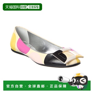 自营 Roger Vivier皮革平白 美国奥莱直发女鞋单鞋一脚蹬