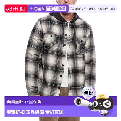 自营WEATHERPROOF VINTAGE Sherpa Lined Hooded Shirt Jacket -