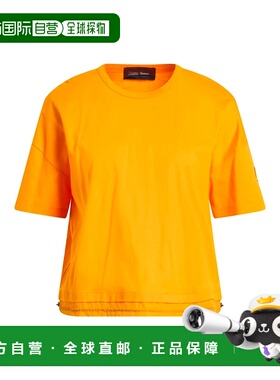 1h可退 香港直邮潮奢 Herno 女士 T恤 orange橙色 舒适时尚