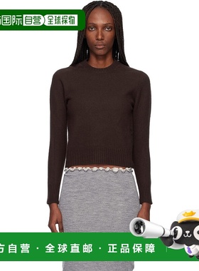 1h可退 香港直邮潮奢 Jil Sander 吉尔 桑达 女士 棕色 Lightweig