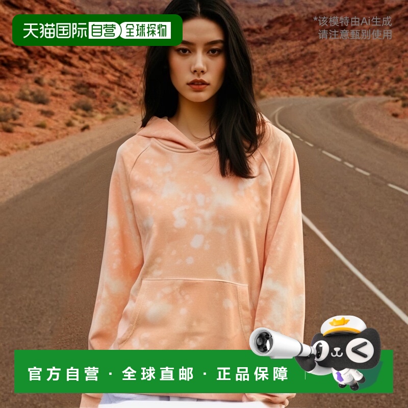 1h可退 【美国直邮】GUESS 女士连帽卫衣 10558681UI 74 棉 20 涤