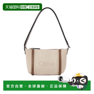 1h可退 香港直邮奢淘 Chloe CHLOÉ CARRY 帆布单肩包 女 CH25UP56