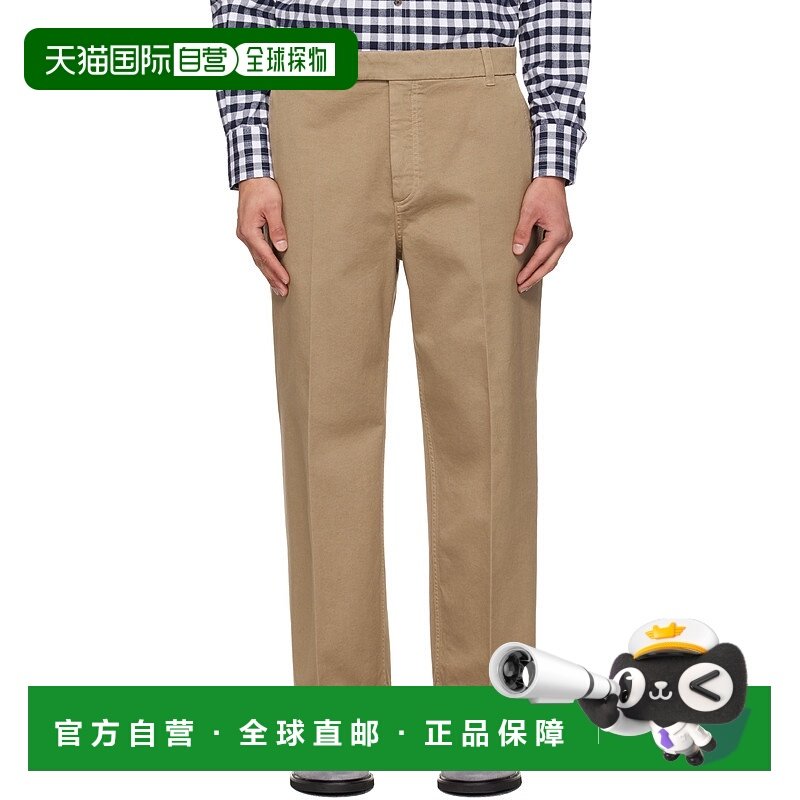 1h可退 香港直邮Thom Browne 汤姆 布朗 男士 驼色 Cotton Twill