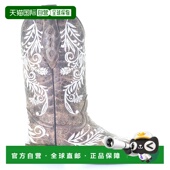 美国直邮 真皮经典 corral 女士 靴子牛仔靴棕色皮鞋 男鞋 女靴