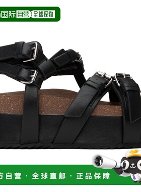 1h可退 香港直邮潮奢 R13 女士 黑色 Platform 凉鞋 R13WS075S213