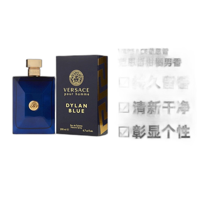 美国直邮范思哲男香海神200ml VERSACE DYLAN BLUE馥奇调正品