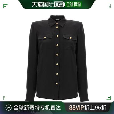 香港直邮BALMAIN 女士衬衫 CF1HS050SD420PA