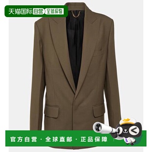 香港直邮VICTORIA BECKHAM 维多利亚 贝克汉姆 女士 单排扣西装外