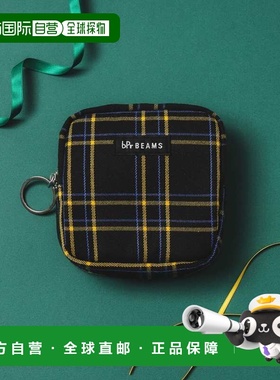 1h可退 日本直邮bPr BEAMS 男装 原创格纹零钱包 M 33650214965