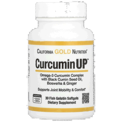 香港直发iHerb California Gold Nutrition姜黄素营养软胶囊30粒