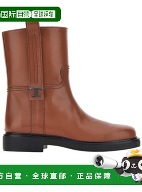 香港直邮Tod's 圆头短筒靴 XXW20L0IM60T0N女靴中筒靴