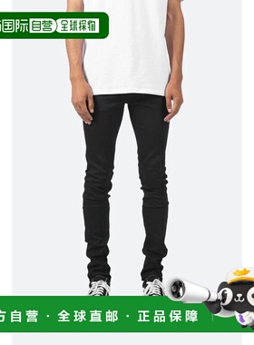 1h可退 【美国直邮】mnml X43 紧身牛仔裤 - 哑光黑