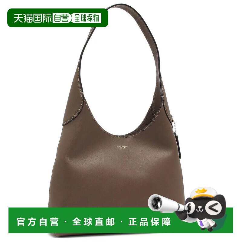 日本直邮COACH 布鲁克林28 灰色 女士单肩包 CU068 B4CBD 深石色图片