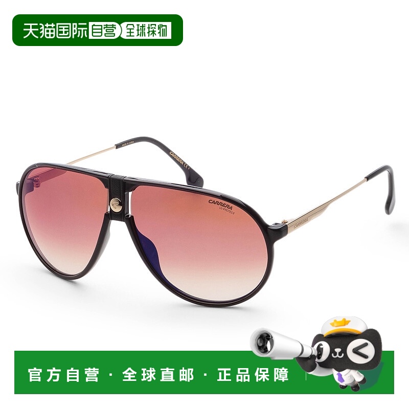 自营 Carrera中性款63mm黑金太阳镜CA1034-S2M2-A8-黑金 美国奥莱
